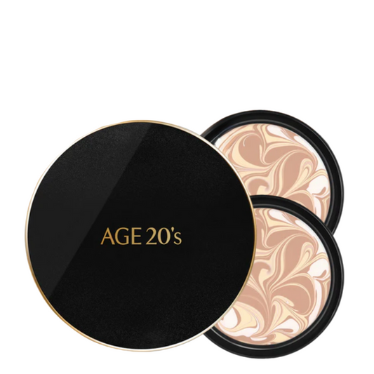 Best Korean Skincare CUSHION Signature Essence Cover Pact Intense Cover SPF 50+ PA++++ (1 case + 2 refills) AGE20's