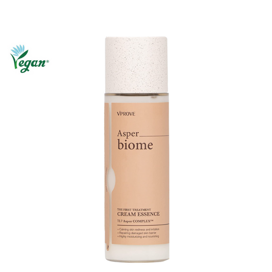 Best Korean Skincare ESSENCE Asper Biome The First Treatment Cream Essence VPROVE