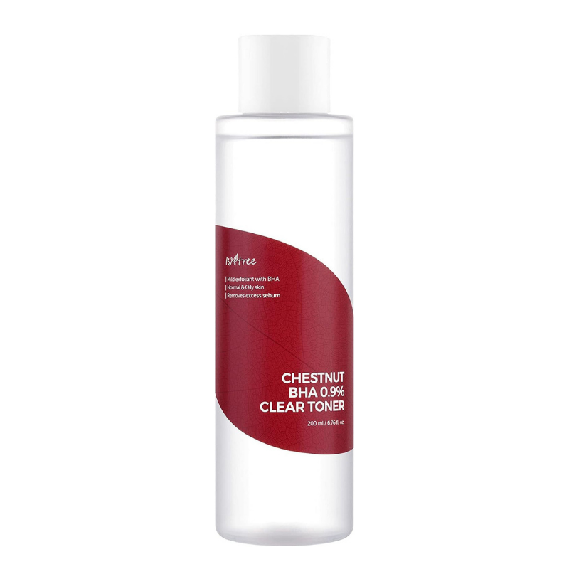 Best Korean Skincare TONER Chestnut BHA 0.9% Clear Toner Isntree