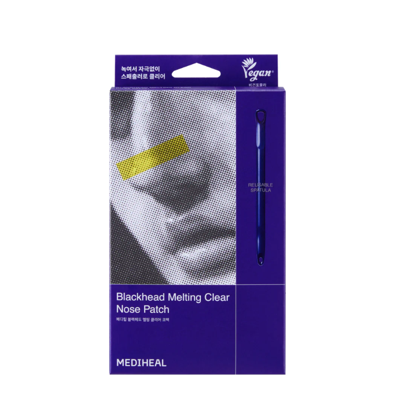 Best Korean Skincare NOSE PACK Blackhead Melting Clear Nose (4 pack) MEDIHEAL