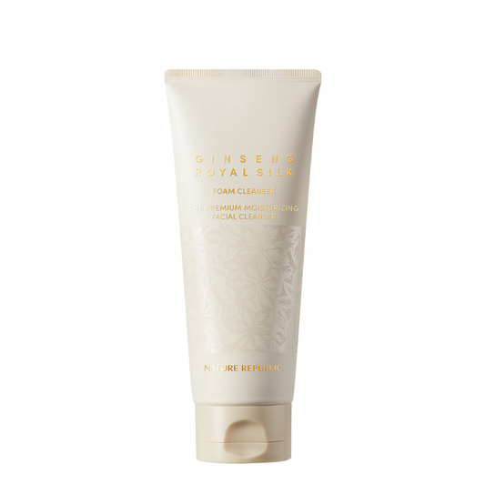 Best Korean Skincare Ginseng Royal Silk Foam Cleanser NATURE REPUBLIC