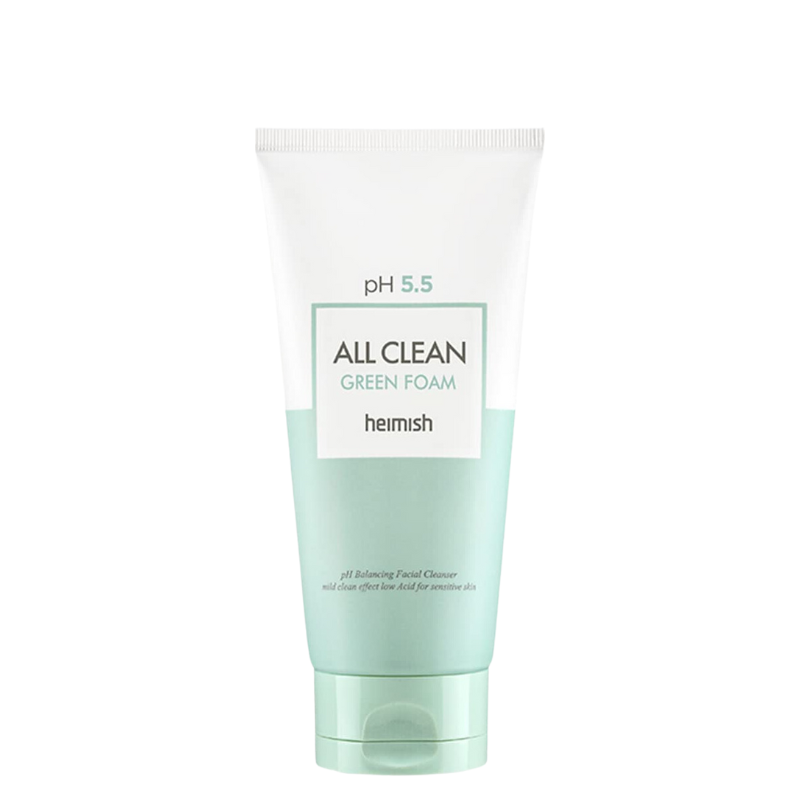 Best Korean Skincare CLEANSING FOAM All Clean Green Foam heimish