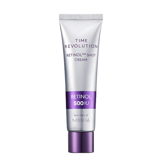 Best Korean Skincare CREAM Time Revolution Night Repair Retinol 500 Shot Cream MISSHA