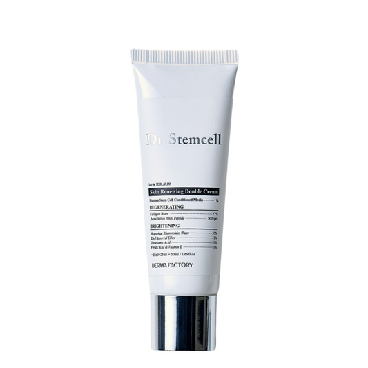 Best Korean Skincare CREAM Dr. Stemcell Skin Renewing Double Cream DERMA FACTORY