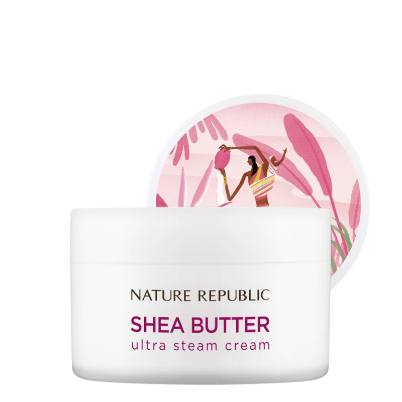 Best Korean Skincare CREAM Shea Butter Ultra Steam Cream NATURE REPUBLIC