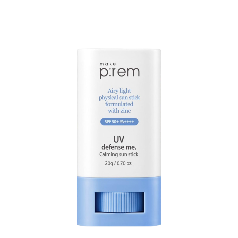 Best Korean Skincare SUN STICK UV Defense Me Calming Sun Stick SPF50+ PA++++ make p:rem