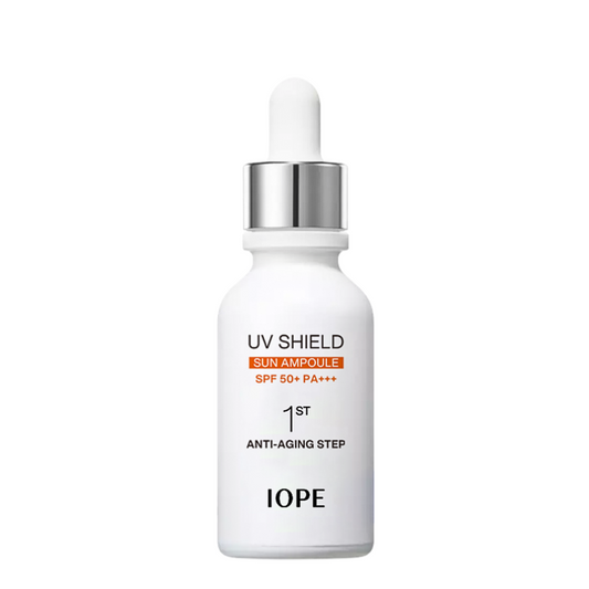 Best Korean Skincare SUN SERUM UV Shield Sun Ampoule SPF50+ PA+++ IOPE