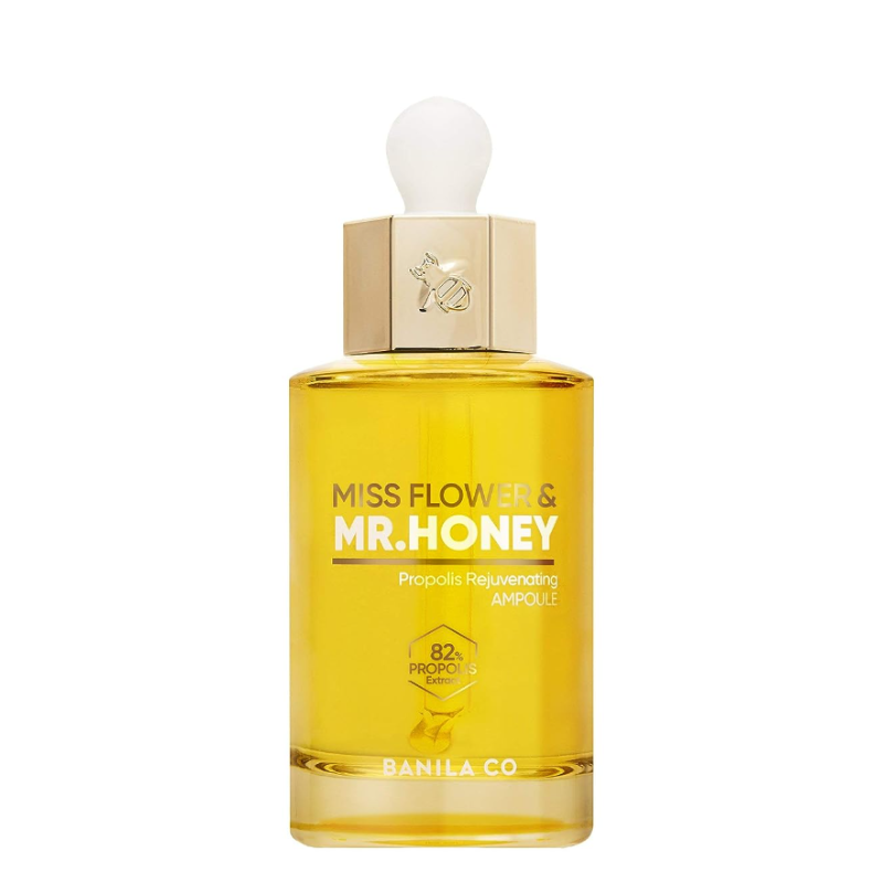 Best Korean Skincare AMPOULE Miss Flower & Mr. Honey Propolis Rejuvenating Ampoule BANILA CO