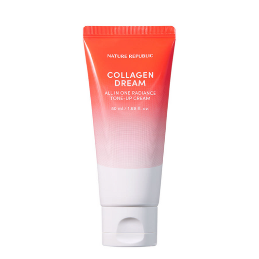 Best Korean Skincare TONE-UP CREAM Collagen Dream 50 All in one Radiance Tone Up Cream NATURE REPUBLIC