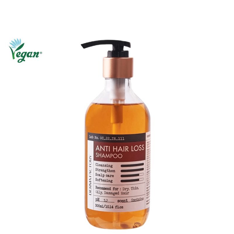 Best Korean Skincare SHAMPOO Anti Hair Loss Shampoo DERMA FACTORY