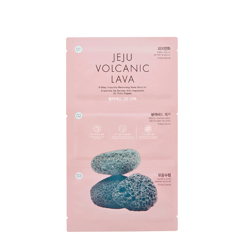 Jeju Volcanic Lava 3 Step Impurity Removing Nose Strip (10 pcs)