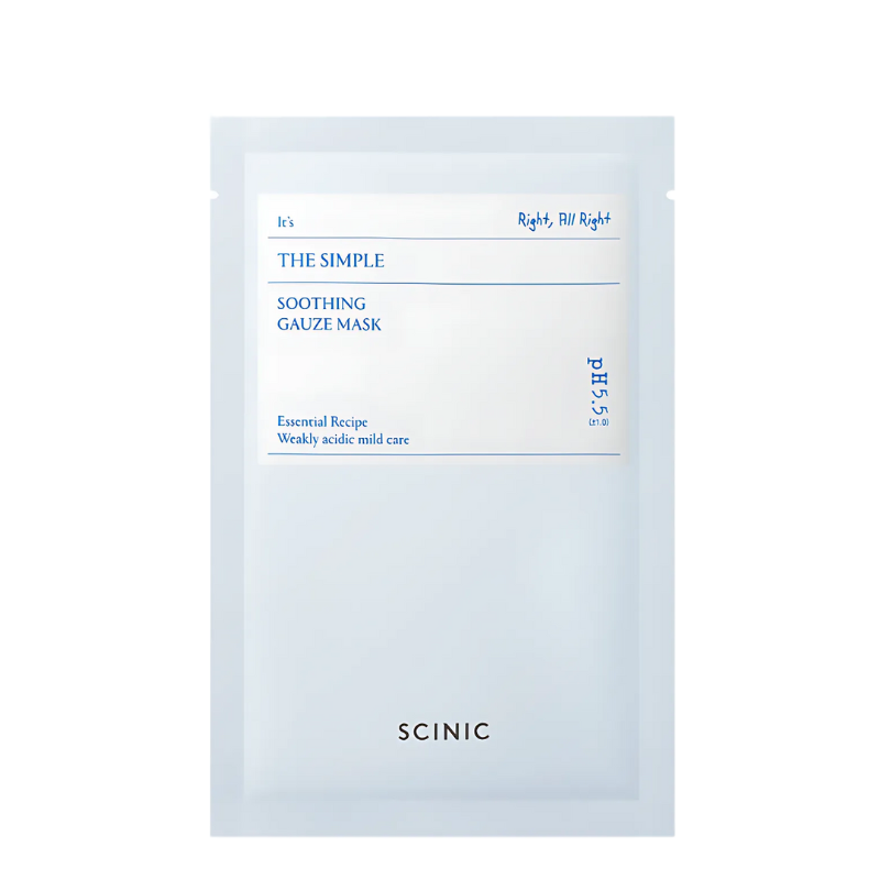The Simple Soothing Gauze Facial Mask Set (10 masks)