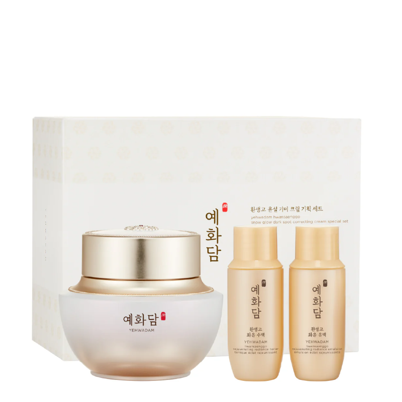 Hwansaenggo Snow Glow Dark Spot Correcting Cream Special Set