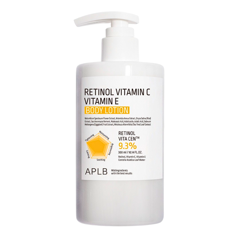 Retinol Vitamin C Vitamin E Body Lotion