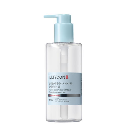 Best Korean Skincare CLEANSING WATER Ceramide Derma 6.0 Cleansing Water Foam ILLIYOON