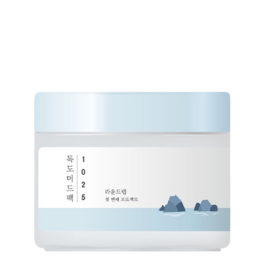 Best Korean Skincare WASH-OFF MASK 1025 Dokdo Mud Pack ROUND LAB