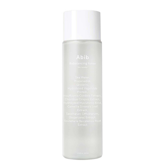 Best Korean Skincare TONER Rebalancing Toner Skin Booster Abib