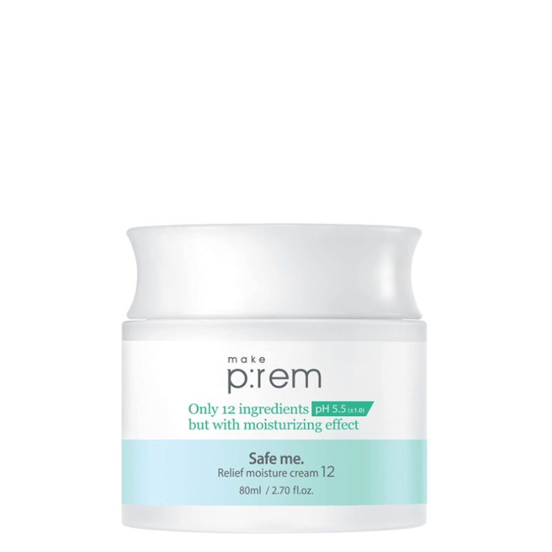 Best Korean Skincare CREAM Safe Me Relief Moisture Cream 12 make p:rem