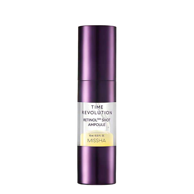 Best Korean Skincare AMPOULE Time Revolution Night Repair Retinol 500 Shot Ampoule MISSHA