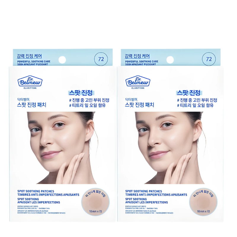 Clarifying Spot Soothing Patch Value Set (72 patches x 2)