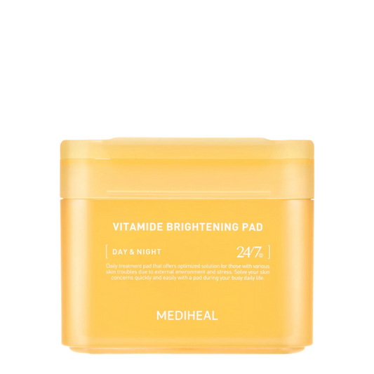 Best Korean Skincare TONER PAD Vitamide Brightening Pad (100 pads) MEDIHEAL
