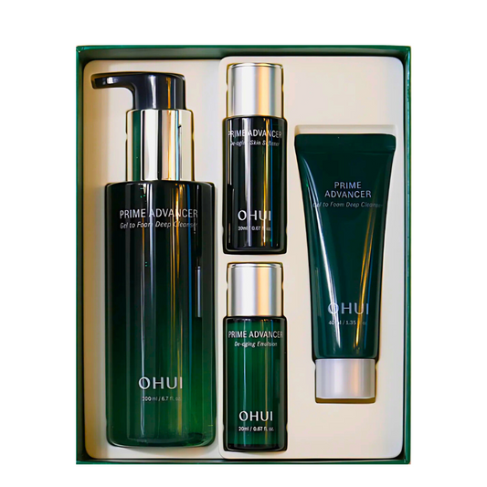 Prime Advancer De-aging Gel To Foam Deep Cleanser Special Set