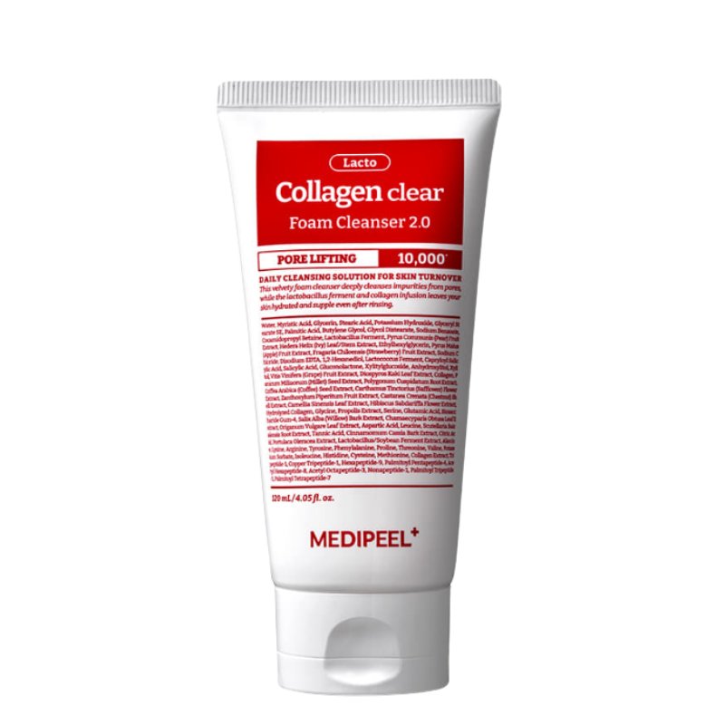Red Lacto Collagen Clear Cleansing Foam