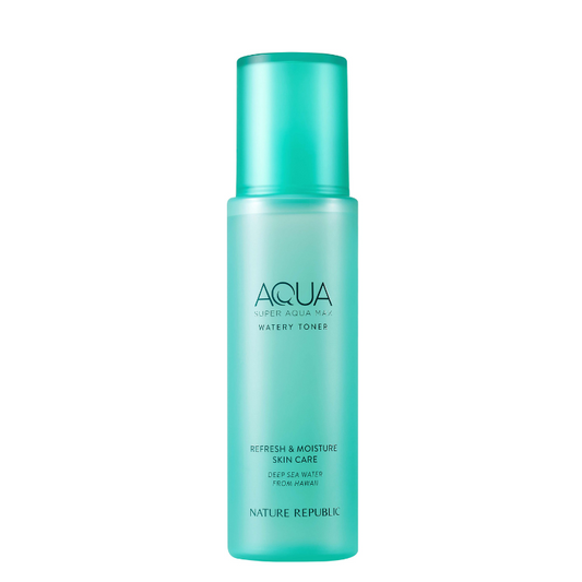 Best Korean Skincare TONER Super Aqua Max Watery Toner NATURE REPUBLIC