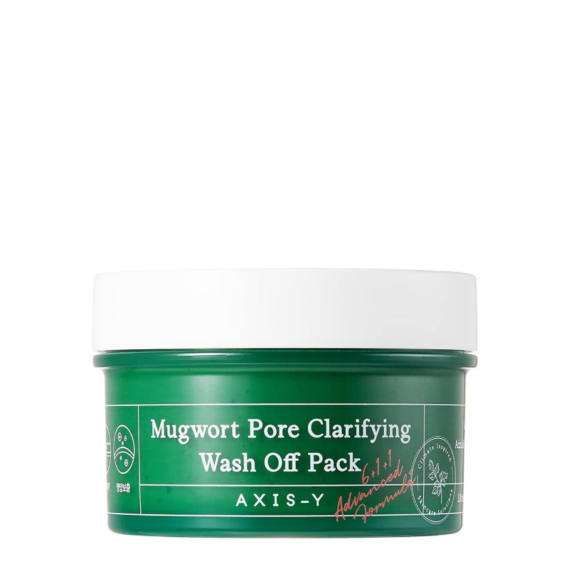 Best Korean Skincare WASH-OFF MASK Mugwort Pore Clarifying Wash Off Pack AXIS-Y