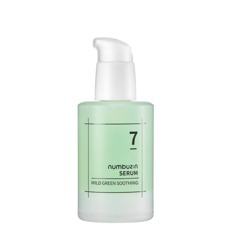 Best Korean Skincare SERUM No.7 Mild Green Soothing Serum numbuzin
