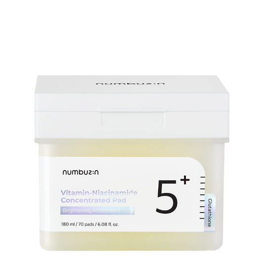 Best Korean Skincare TONER PAD No.5 Vitamin-Niacinamide Concentrated Pad numbuzin