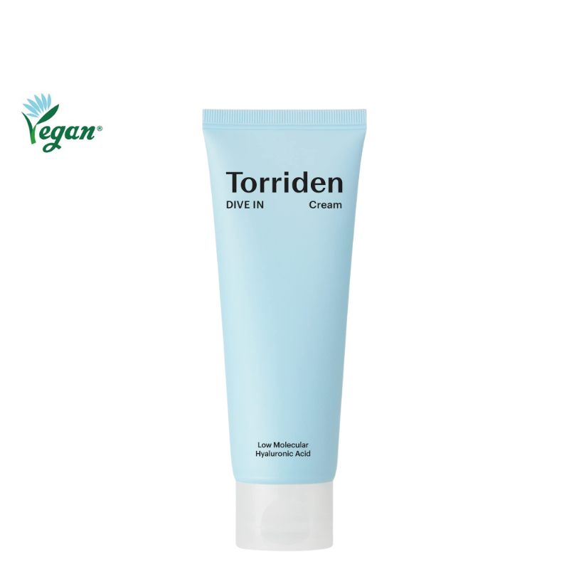 Best Korean Skincare CREAM DIVE-IN Low Molecular Hyaluronic Acid Cream Torriden