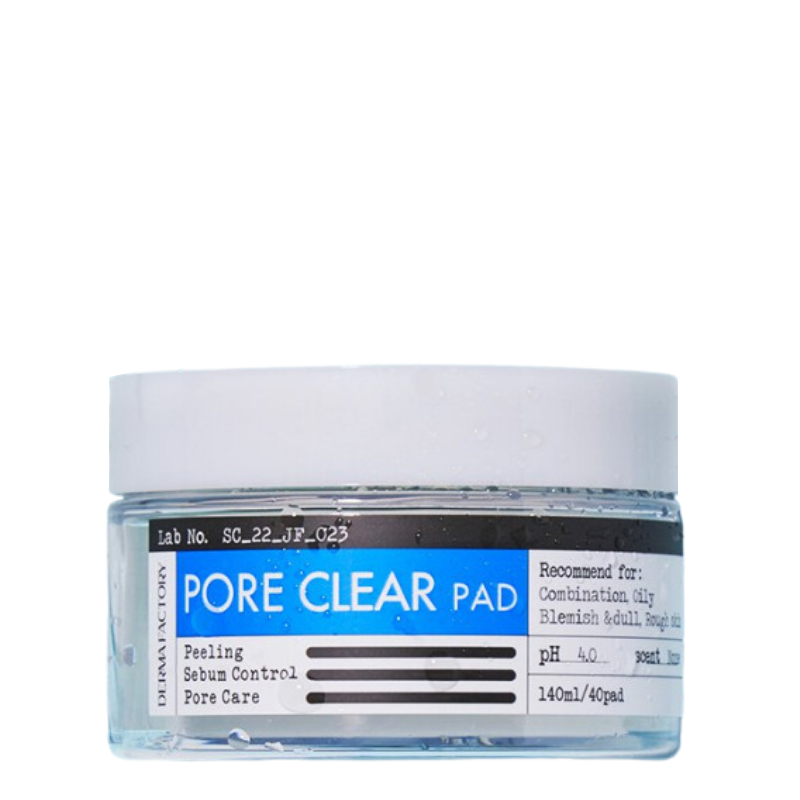 Best Korean Skincare TONER PAD Pore Clear Pad DERMA FACTORY