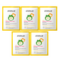 Best Korean Skincare SHEET MASK Kids Froggy Mask Pack Set (5 masks) ATOPALM