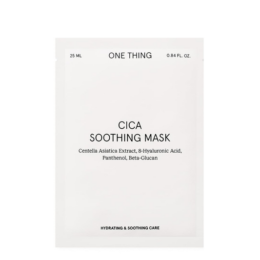 Best Korean Skincare SHEET MASK Cica Soothing Mask Set (5 masks) ONE THING