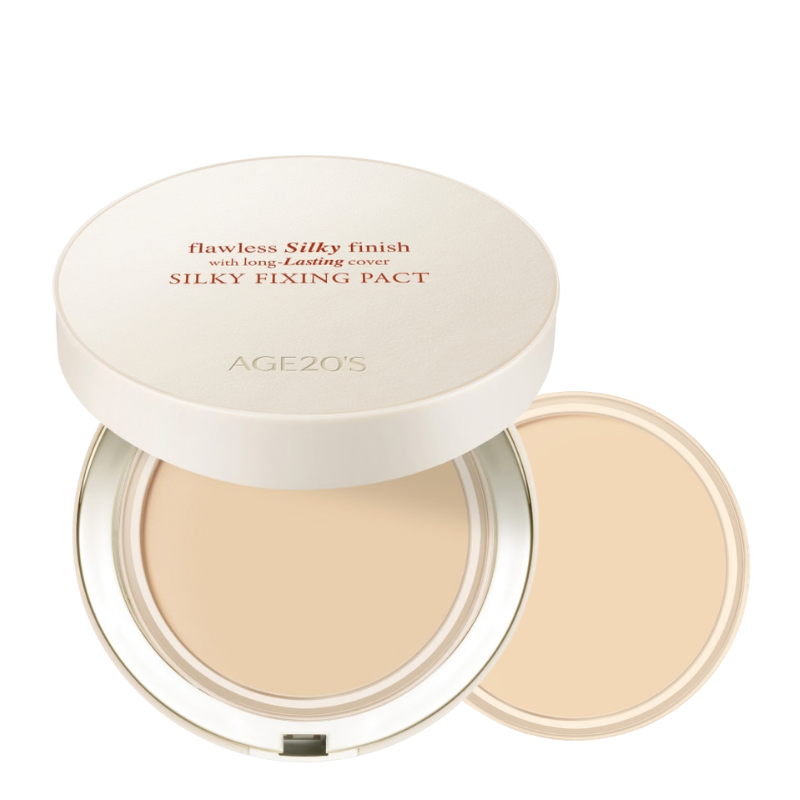 Silky Fixing Pact with 1 Refill SPF50+ PA++++ (2 colors)