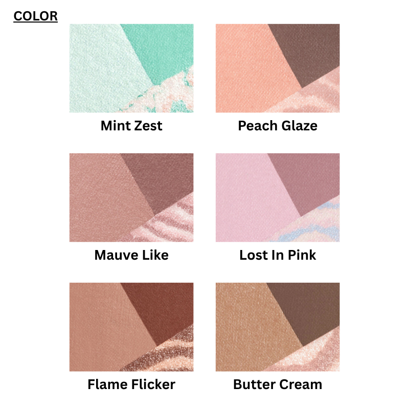 Color Grid Eyeshadow (6 shades)