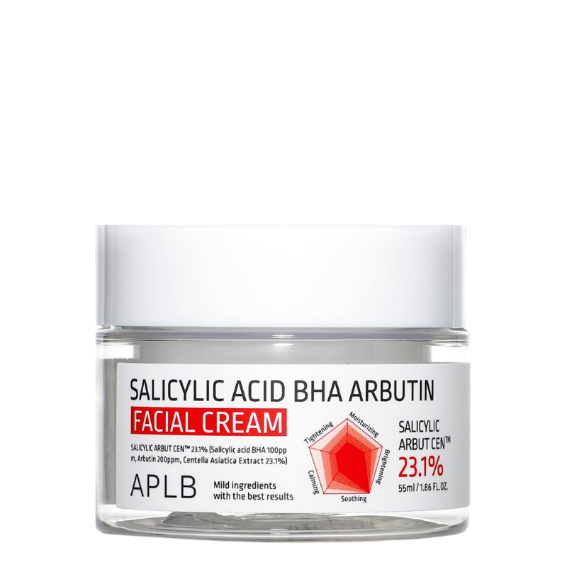 Best Korean Skincare CREAM Salicylic Acid BHA Arbutin Facial Cream APLB