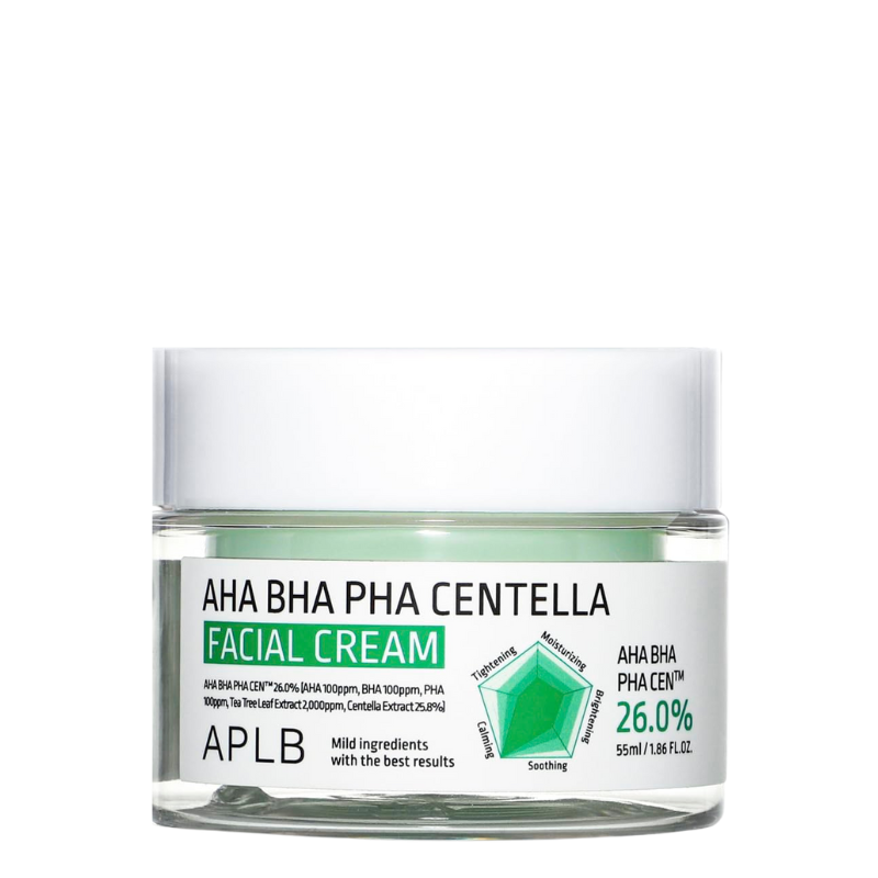 AHA BHA PHA Centella Facial Cream – Best Korean Skincare