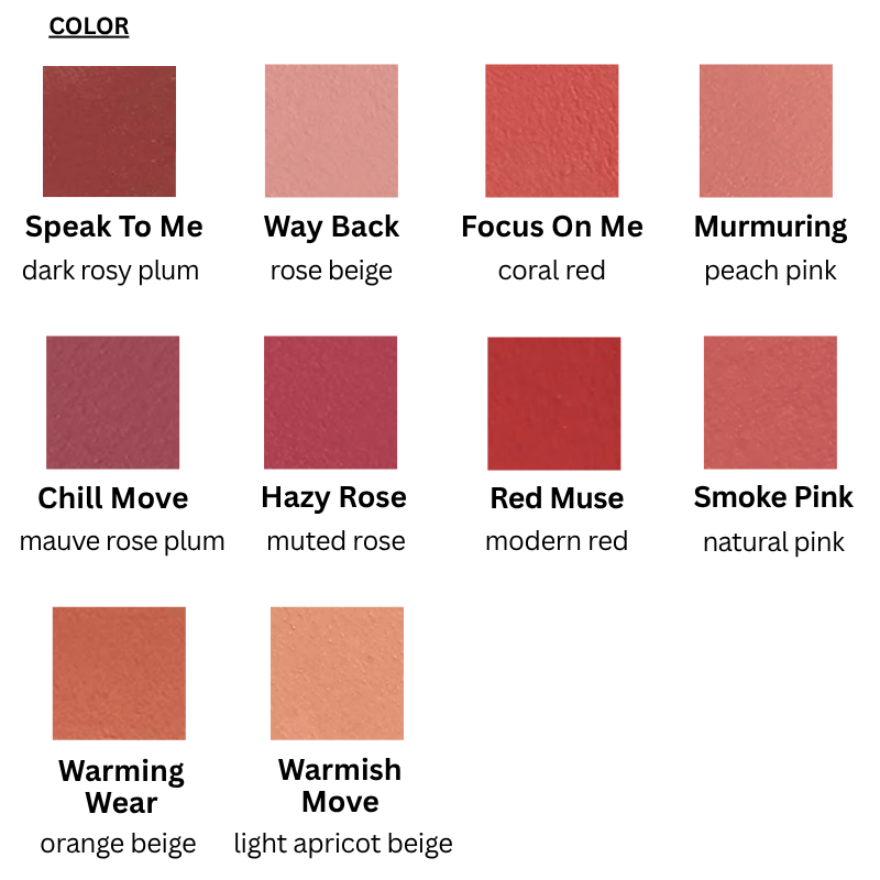 Soft Matte Lipstick (10 colors)