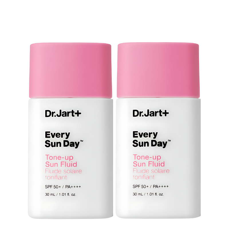 Best Korean Skincare SUN FLUID Every Sun Day Tone-up Sun Fluid SPF50+ PA++++ Dr.Jart+