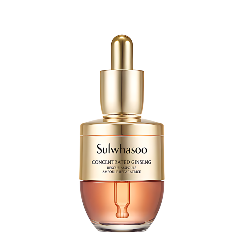 Best Korean Skincare AMPOULE Concentrated Ginseng Rescue Ampoule + Free Gifts Sulwhasoo