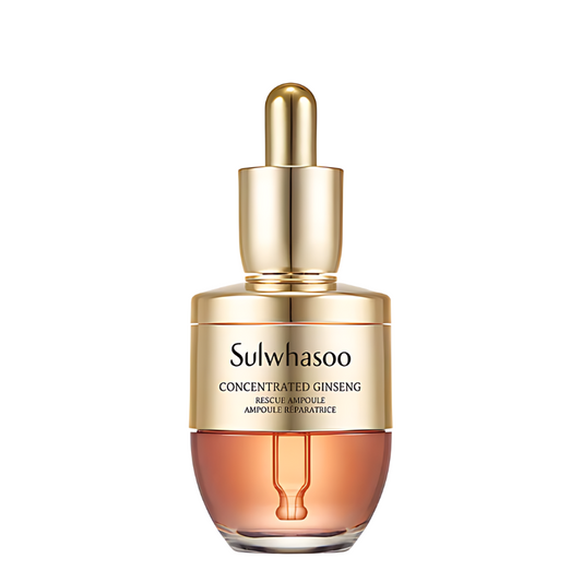 Best Korean Skincare AMPOULE Concentrated Ginseng Rescue Ampoule + Free Gifts Sulwhasoo