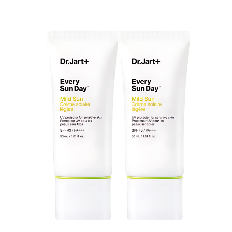 Best Korean Skincare SUN CREAM Every Sun Day Mild Sun SPF43 PA+++ Dr.Jart+