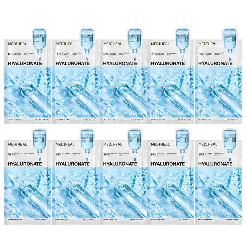 Hyaluronate Essential Mask Set (10 masks)
