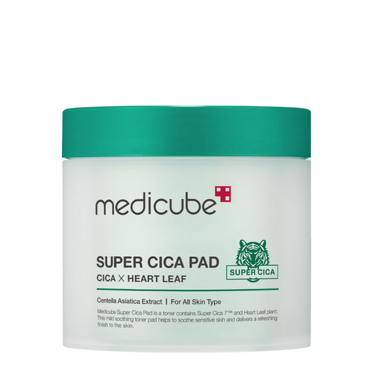 Best Korean Skincare TONER PAD Super Cica Pads (70 Pads) medicube