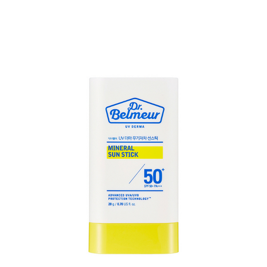 Best Korean Skincare SUN STICK UV Derma Mineral Sun Stick SPF 50+ PA+++ Dr. Belmeur