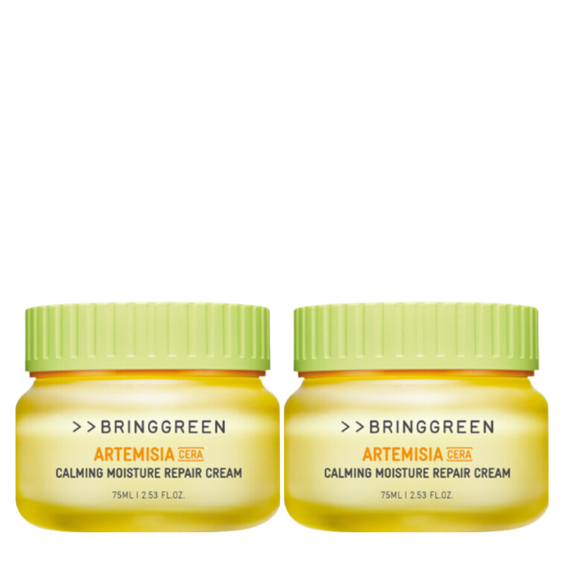 Best Korean Skincare CREAM Artemisia Cera Calming Moisture Repair Cream BRING GREEN