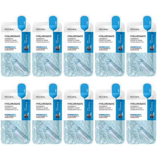 Best Korean Skincare SHEET MASK Watermide Essential Mask Set (10 masks) MEDIHEAL