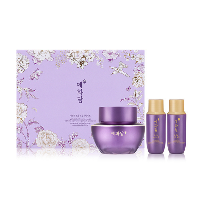 Best Korean Skincare CREAM Hwansaenggo Ultimate Rejuvenating Cream with Free Gifts YEHWADAM